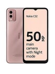 Nokia C32 4Gb Ram, 64Gb Storage, Dual Sim - Pink