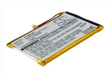 Kompatibelt med Samsung YP-T9, 3.7V, 750 mAh