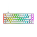 Clavier gaming filaire Azerty Cherry XTRFY K5V2 Blanc