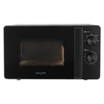 Salter 20 L Manual Microwave 35-Min Timer 27cm Turntable Even Cook Kuro Black