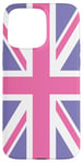 iPhone 15 Pro Max Purple and Pink, United Kingdom The Union Jack Flag Case