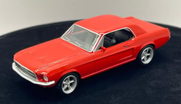 Ford Mustang 1968 in red, 1:43 scale diecast classic car model from Norev, 27058