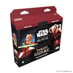 FFG - Asmodee - Star Wars Unlimited : Twilight of The Republic - Kit de démarrage 2 Joueurs - Jeu de Cartes à Collectionner - pour Adultes et Enfants dès 12 Ans - Version Anglaise