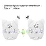 Wireless Audio Baby Monitor Two Way Talk Baby Monitor With Night Light Music FST