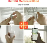 Smart Electric Blinds SwitchBot - Motorized Tilt, Bluetooth Remote, Solar Powere