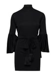 Natalia Dress Black Mother Of Pearl