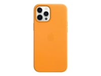 Official Apple iPhone 12 Pro Max Case Leather MagSafe California Poppy