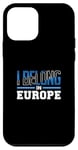 Coque pour iPhone 12 mini Europe Lover Italie Allemagne Vacances European Vacay