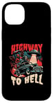 Coque pour iPhone 14 Plus Highway to Hell - Bold Urban Graffiti Esthétique