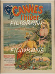 CANNES Rcyr - POSTER HQ 40x60cm d'une AFFICHE VINTAGE