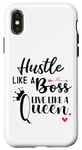 iPhone X/XS I am the Boss Queen Mom Hustle Like a Boss Live Like a Queen Case