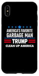 Coque pour iPhone XS Max Trump America's Favorite Garbage Man Here To Clean Up Trash