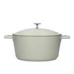 MasterClass Cast Aluminium Round Casserole Dish with 3 Spring-soaked Colours- 4L