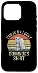 iPhone 16 Pro Dominoes Funny Board Game Lover Lucky Domino Player Vintage Case