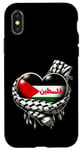 iPhone X/XS Palestine Heart Flag Palestinian Keffiyeh Palestine Case