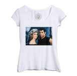 T-Shirt Femme Col Echancré John Travolta Et Olivia Newton Grease Photo De Stars Célébrités Original 5