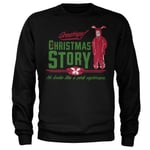 Hybris A Christmas Story - Pink Nightmare Sweatshirt (Black,XXL)