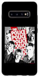 Coque pour Galaxy S10+ Logo du groupe The Police Red Repeat