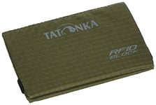 Tatonka RFID B Card Holder - Credit Card Case with RFID Blocker - TÜV Tested - Space for at Least 4 Credit Cards - Protects Against Data Theft - 9.5 x 6 cm - Olive