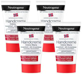 Neutrogena Norwegian Concentrated Unscented Hand Cream, 50 ml (Pack of 4)