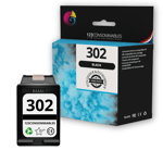 Cartouche compatible HP 302 BK noir - SANS NIVEAU ENCRE - 123CONSOMMABLES