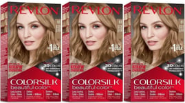 Revlon Colorsilk Hair Dye Permanent Dark Blonde 61 x 3