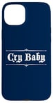 Coque pour iPhone 15 Plus Design gothique original CRY BABY