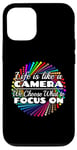 Coque pour iPhone 12/12 Pro Photographe - La vie comme un appareil photo