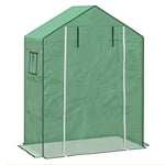 Outsunny Bâche de Remplacement pour Serre de Jardin 140 x 73 x 190 cm Film de Remplacement pour Serre avec fenêtre et Porte à Fermeture éclair Anti-UV Protection des Plantes pour Le Jardin Vert