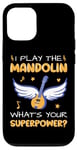 Coque pour iPhone 12/12 Pro Mandoline Superpower Mandoline Player Musicien