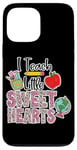 Coque pour iPhone 13 Pro Max Crayon Apple I Teach Little Sweethearts Classroom