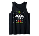 I'm The Curling Elf Curler Christmas Tank Top