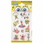 Spongebob squarepants 12 st barntatueringar tatuering svampbob Vit