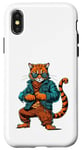 Coque pour iPhone X/XS Orange Bengale Chat Voyou Chat Gangster Chat Gangster Life