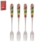 William Morris Golden Lily Terracotta - Dessertgafflar 4-pack