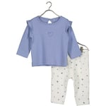 BLUE SEVEN Baby set skjorta + byxor mid blue