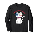 I Am The Enemy Within Patriotic Cat Long Sleeve T-Shirt