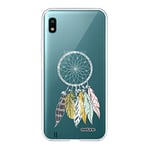 Evetane Coque Compatible avec Samsung Galaxy A10 360 intégrale Coque Avant arrière Resistant Fine Protection Solide Housse Etui Transparente Attrape Rêves Scandinave Motif Tendance