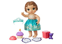 Cupcake Birthday Baby - Brown Sculpted Hair