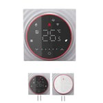 WiFi Thermostat Smart Thermostat LED Screen Recessed Plate APP Voice Control