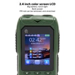 Green 2G Seniors Cell Phone Big Button 2.4 Inch Screen 10000mAh Battery Phon Hot