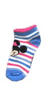 1 Paire De Socquette Minnie Disney - Chaussette Basse * Neuf L'unit? / Model Al?Atoire * 75% Coton 23% Polyester 2% ?Lasthanne