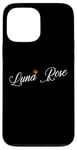 Coque pour iPhone 13 Pro Max Luna Rose Custom Name for Kids Toddlers Women - Luna Rose