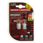 Adnauto - 2 Ampoules 1 Led T10 24V blanc