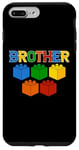 Coque pour iPhone 7 Plus/8 Plus T-shirt humoristique Brother Master Builder Bricks Blocks