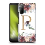 Head Case Designs Officially Licensed Nature Magick Letter R Flowers Monogram Floral Gold 2 Hard Back Case Compatible With Sony Xperia 10 II