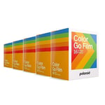 Polaroid Go Color Film 6205 80 Photos Lot de 5 Films en Vrac Compatible Uniquement avec Appareil Photo Polaroid Go