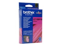 Brother Lc1100m - Magenta - Original - Bläckpatron - För Brother Dcp-185, 385, 395, 585, J715, Mfc-490, 5490, 5890, 5895, 6890, 790, 795, 990, J615