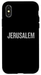 iPhone X/XS Jerusalem Vintage City Design Travel Destination Case