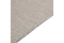 Utendørs flatvevd teppe 80x150 cm gråbrun - Taupe Utendørstepper Brun